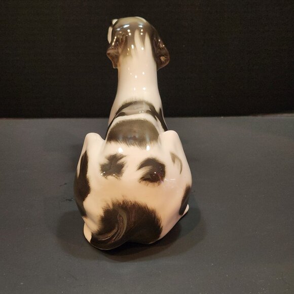 Vintage Lomonosov Porcelain Pointer Dog Figurine Handpainted Made In USSR - Picture 6 of 7